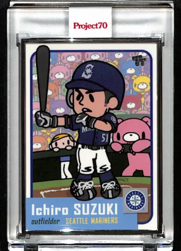 2021 TOPPS PROJECT 70 #421 ICHIRO SUZUKI BY TOY TOKYO P70 AP SILVER FRAME 50/51