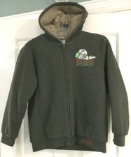 Disney Store Boys Green Buzz Lightyear Hooded Jacket-Large 10/12 