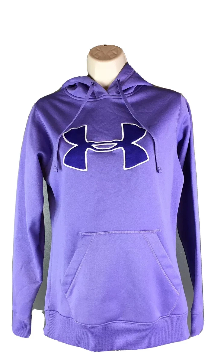 Under Armour Women s Hoodie Size Small Light Purple With Dark Purple Logo