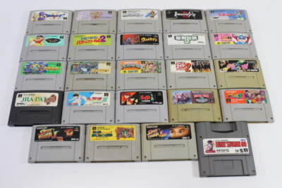 WHOLESALE LOT 24 Nintendo Super Famicom Games SFC Japan Import SNES ...