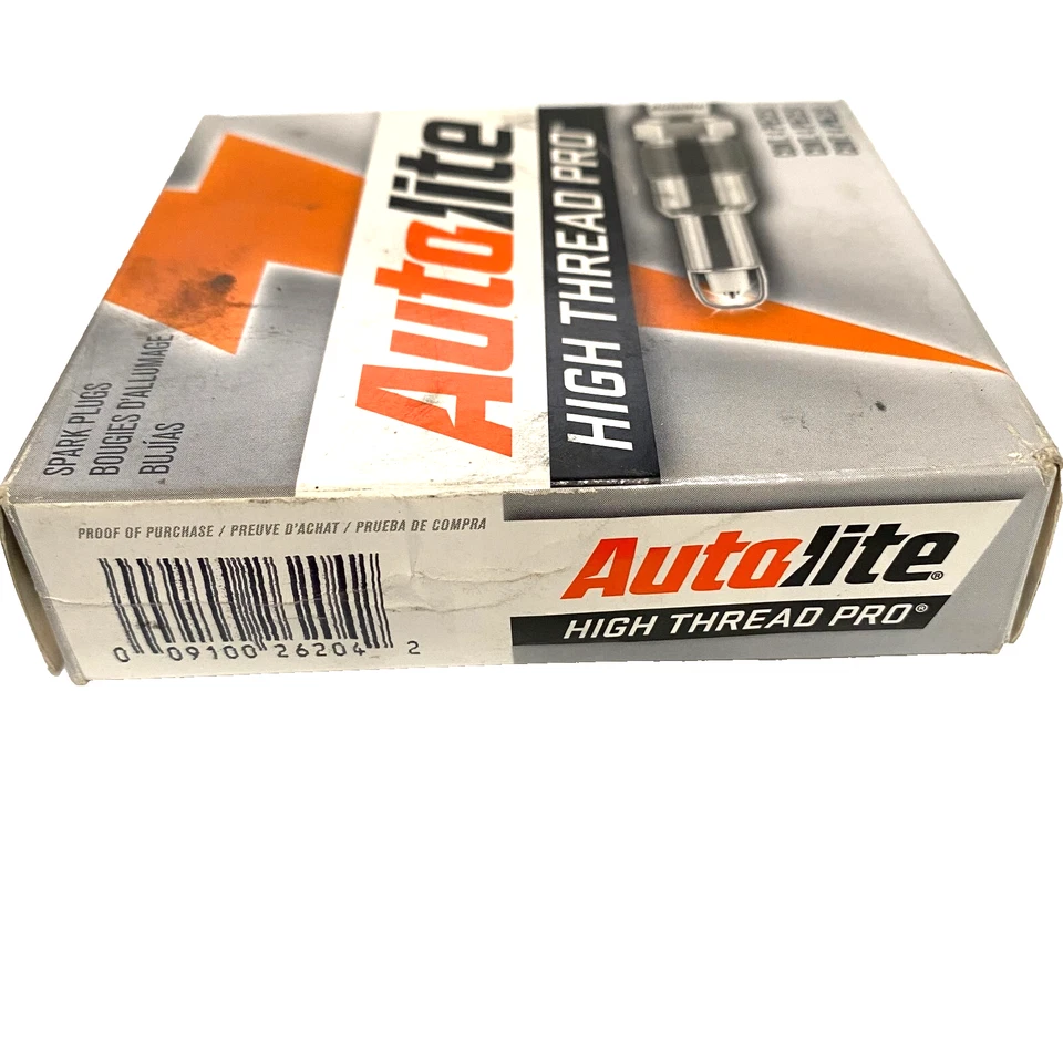 Paquete de 4 bujías Autolite High Thread Pro HT15, NUEVAS EN CAJA, NUEVAS Foto 3 de 4