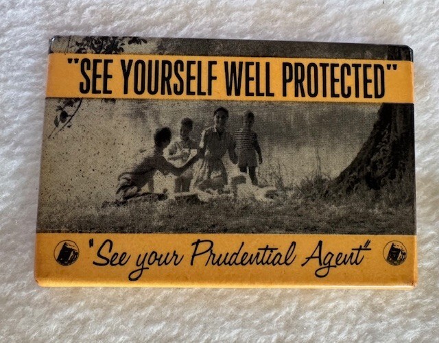 Prudential Life Insurance Vintage  Advertising Mirror