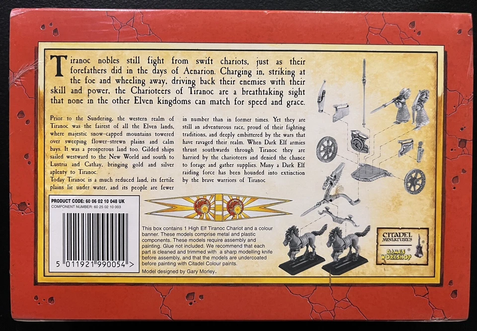 Warhammer High Elf Tiranoc Chariot (1997) Sealed NIB OOP Metal Pewter Vintage - Image 2 of 4