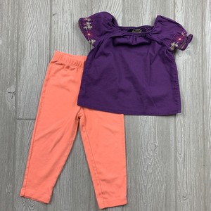 baby girl purple leggings