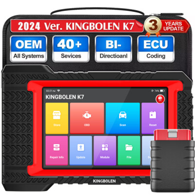 KINGBOLEN K7 OBD2 Diagnosegerät Bluetooth Kfz-Codeleser Alle System ECU CODING