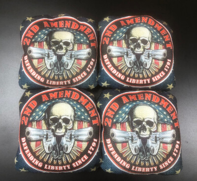 2nd Amendment Regulation Size Backyard Cornhole Bags Set of 4 (Bag030A)