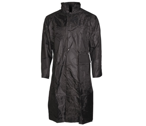 MIL-TEC wetterfeste Outdoorjacke Nasswetter Regenmantel schwarz - Bild 1 von 2