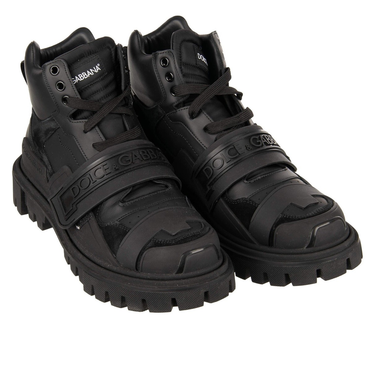 【Dolce&Gabbana】スノーブーツ DGロゴ キルティング ブラック DOLCE&GABBANA ドルガバ DGロゴ キルティング スノーブーツ