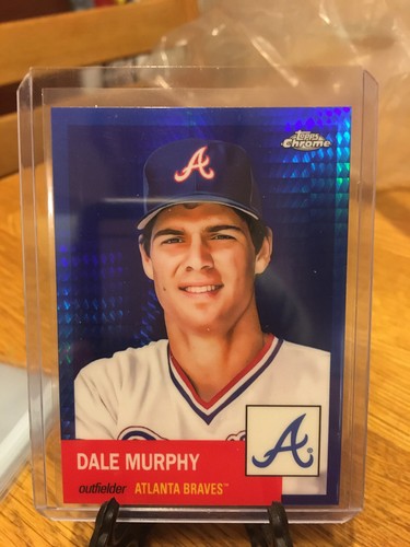 2022 Topps Chrome Platinum Dale Murphy Blue Prism Refractor #234 - Braves - Picture 1 of 2