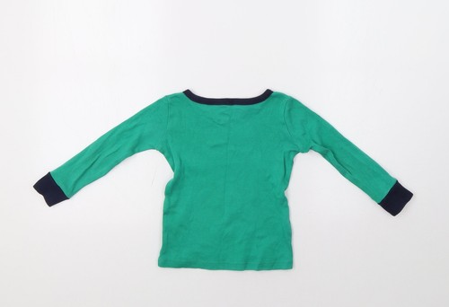 Gymboree Girls Green Cotton blend T-Shirt Size 3 Years - Christmas Top - Picture 2 of 12