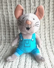 Kohls Cares If You Give A Mouse A Cookie Plush Blue Overalls 12 inch Stuffed Toy