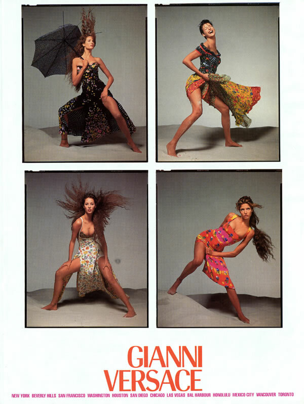 1993 Versace Avedon Stephanie Seymour Linda Christy Turlington 1