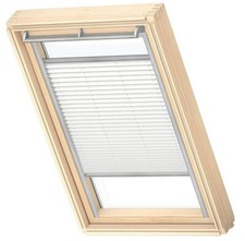 Velux Plissee manuell FHL 206 1016S Weiß Schiene alu * GHL 206 0059