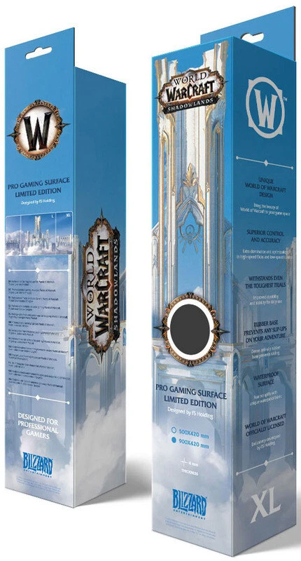 World of Warcraft Shadowlands Bastion Mouse Pad White XL Desk Mat WoW Mousepad - Image 4 of 4