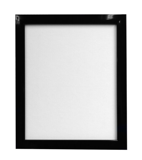 0.75 Inch Gloss Black Picture Photo Frame 29 sizes 20x16 16x12 14x11 12x10 A3 A4