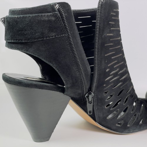Audrey Brooke Kalista - AB Size 7.5 M Shoes Booties Black Suede - Picture 11 of 13