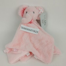 Kelly Baby Elephant Polka Dots Nunu Lovey Soft Plush Security Baby Infant Pink