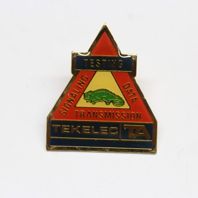 Tekelec TA Testing Signaling Data Transmission Pin Lapel Enamel Collectible