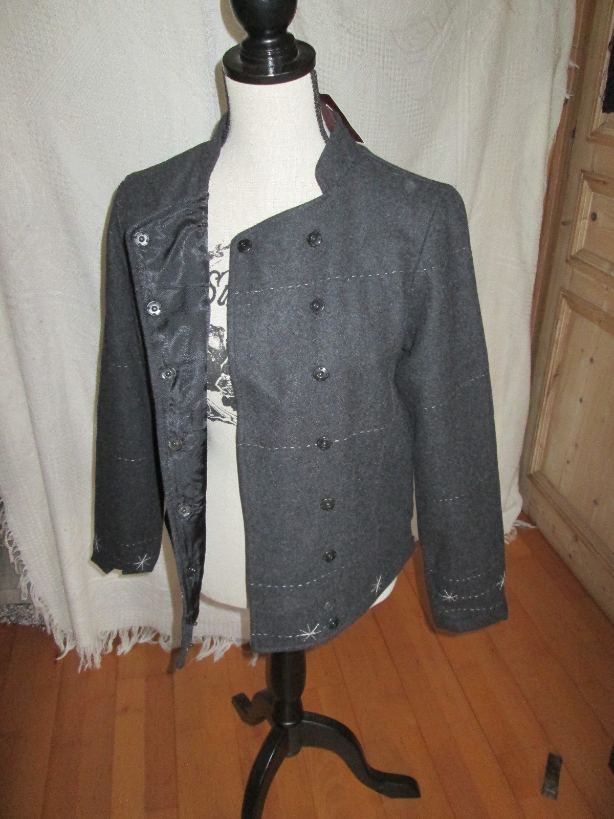 Veste Noire Diplodocus - Taille 38 - Neuve Avec étiquettes (prix D'origine 199€)