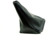 Fits 03-06 Jeep Wrangler Faux Leather Manual Shift Boot Cover Black