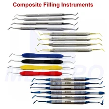 Dental Composite Filling Instrument Tooth Restorative Anterior Posterior Plugger