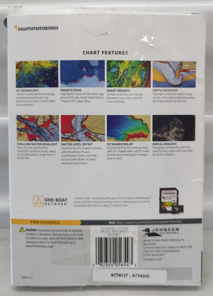 Humminbird Lakemaster Premium Southeast States 1.0 - Image 2 of 4