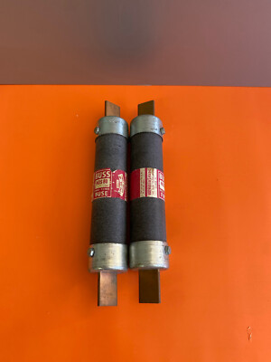 Bussmann One Time Fuse 80A 600VAC N0S80 Qty 2 