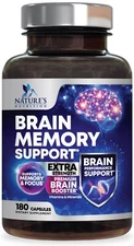 Brain Booster Nootropic Supplement 1000mg Support Focus Energy Memory & Clarity