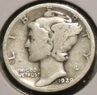 Silver Dime - Mercury - 1929 [25]