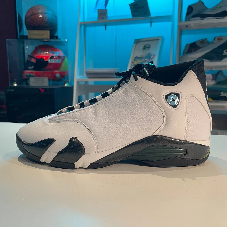 Rare OG 1999 Air Jordan 14 Oxidized Green Brand New Size US13 — 第 2/4 张图片