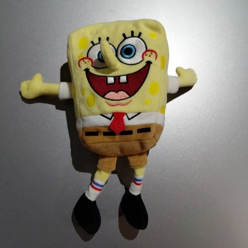 Spongebob Squarepants 8” TY Beanie Babies 2004 Nickelodeon Plush Vintage