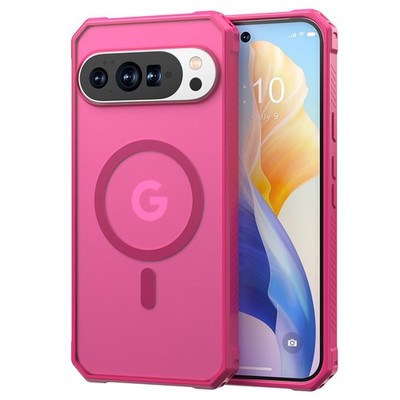 Frosted Magnetic Shockproof Case Rugged For Google Pixel 9/9 Pro/10/10 Pro XL