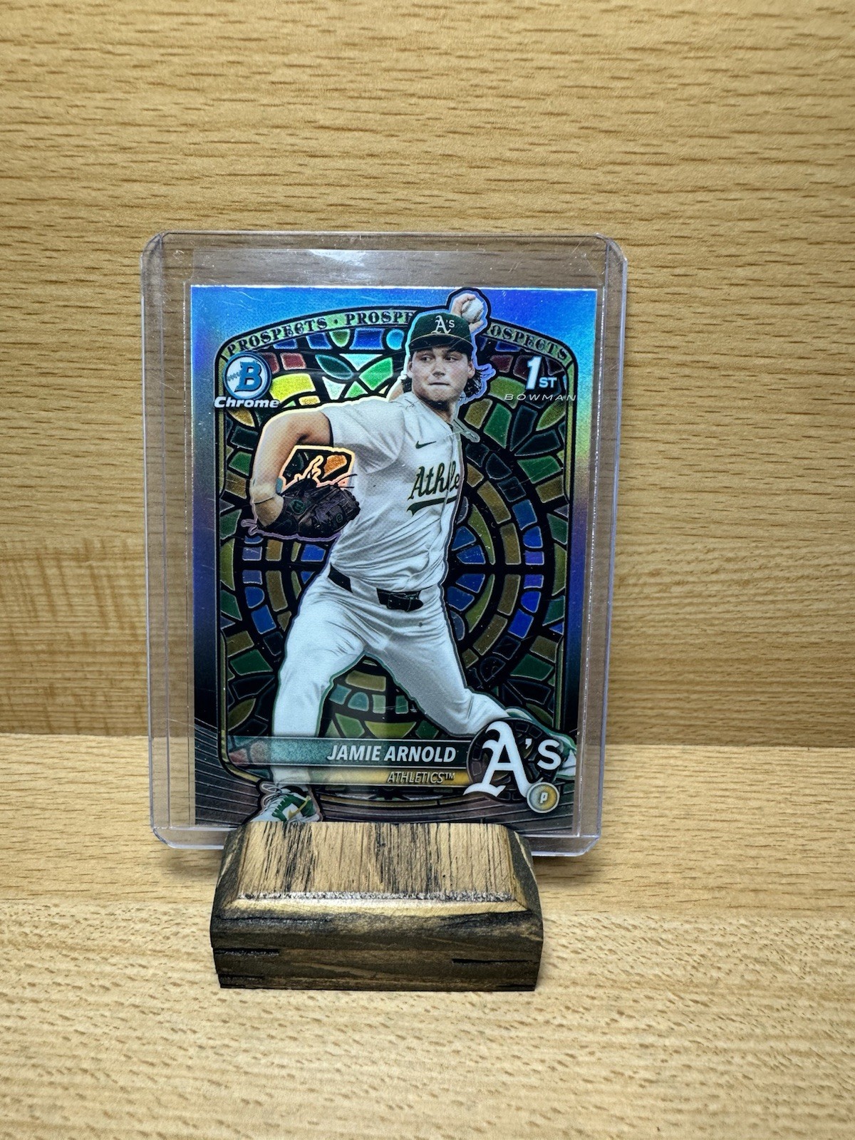 2025 Bowman Draft Jamie Arnold Etched In Glass BDC-30 - 1st Bowman SSP ⚾️