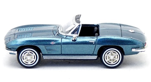 Brekina - Chevrolet Chevy Corvette C2 1962 - Cabrio Roadster USA Modelle 1:87 H0 - Picture 10 of 13