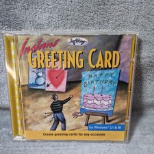 SoftKey Instant Greeting Card CD Windows 3.1 & 95....Cd1