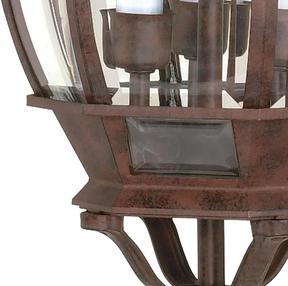 Традиционный трехсветовой подвесной фонарь Satco Nuvo Lighting 60/895 из центра - Изображение 4 из 4