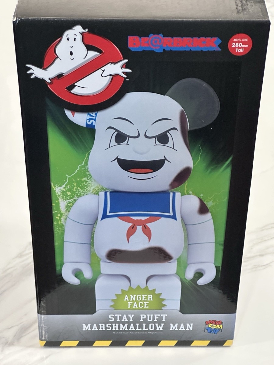 Medicom Toy Bearbrick Stay Puft Marshmallow Man Anger Face 400% Be
