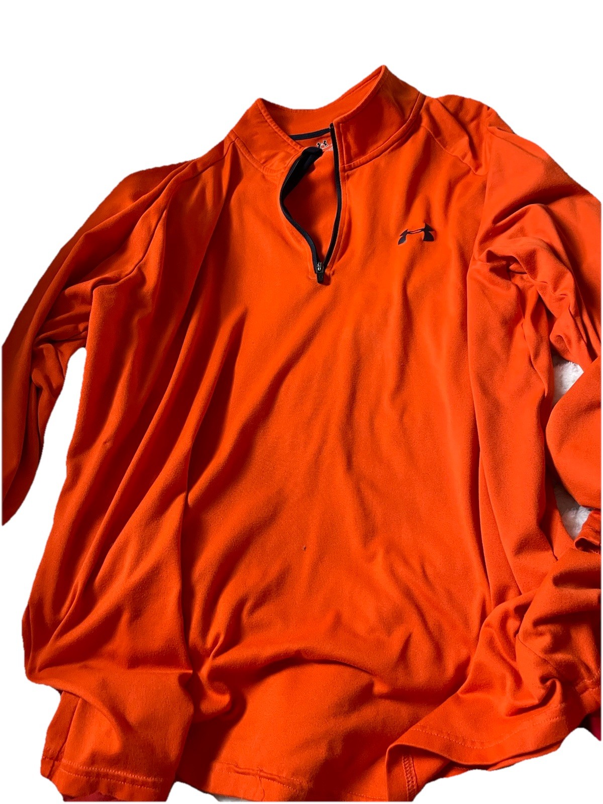 Under Armor Men’s Large Pullover. Orange - image 1