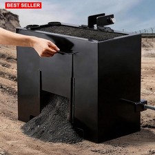 Ballast Box Tractor 3 Point Category 1 800 Lb Capacity Steel Sliding
