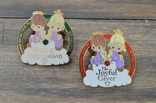 Enesco Precious Moments Brooch Badge Pin Lot Collectors Club Inspiration Giver