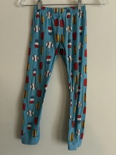 Carter's Kid Boys American Baseball Hot Dogs 100 Cotton Pull On PJ Pants Blue 7