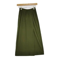 JURGEN LEHL J0101US021 Cotton Long skirt green 5-0914M∞