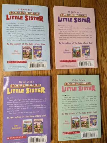 BABYSITTERS LITTLE SISTER Series box set of 4 paperback Chapter books 1-4 - Picture 2 of 3