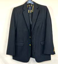 Nautica Blazer Boys 16 Regular Navy Dress Blues Gold Button Anchor Sport Coat