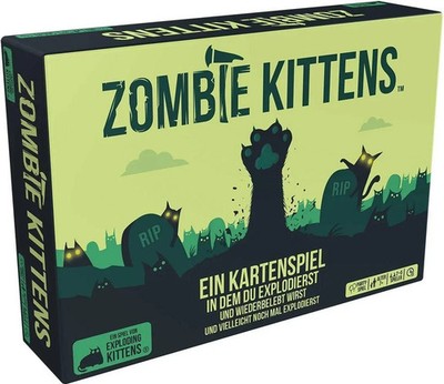 Zombie Kittens Kartenspiel Gesellschaftsspiel Exploding Kittens - NEU & OVP
