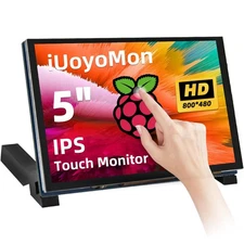 5" Touch Screen IPS Display for Raspberry Pi 5/4/3 A+/B+ MIPI DSI 800x480