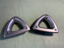 2 04-08 Oem Mazda Rx8 Rx-8 Se3p Front Seat Triangle Rotor Trim Set Pair Silver 2 04-08 Oem Mazda Rx8 Rx-8 Se3p Front Seat Triangle Rotor Trim Set Pair Silver