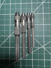 Vintage Starrett No.162 Pin Vise Set A,B,C And D. All In Very Good Condition