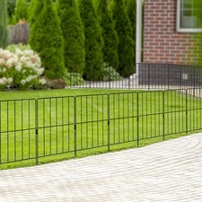 Decorative Garden Fence Playpen Enclosure Pen Dog Cat Barrier Border 25 PCS