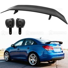 For Chevrolet Cruze 2010-2019 Abs Rear Trunk Spoiler Lip Wing Gt Style Racing